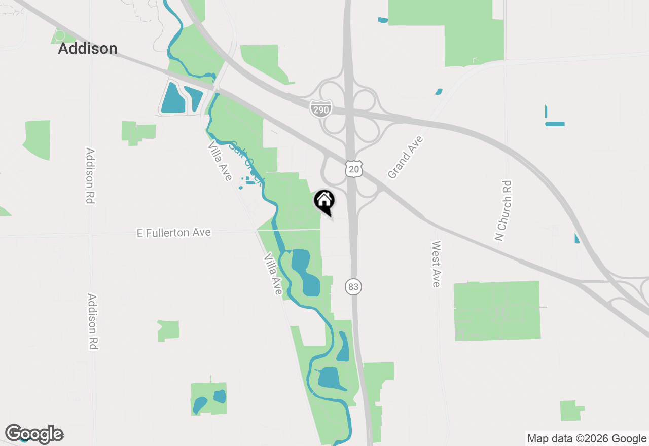 Map of 901 E Sunrise Road, Addison, IL 60101