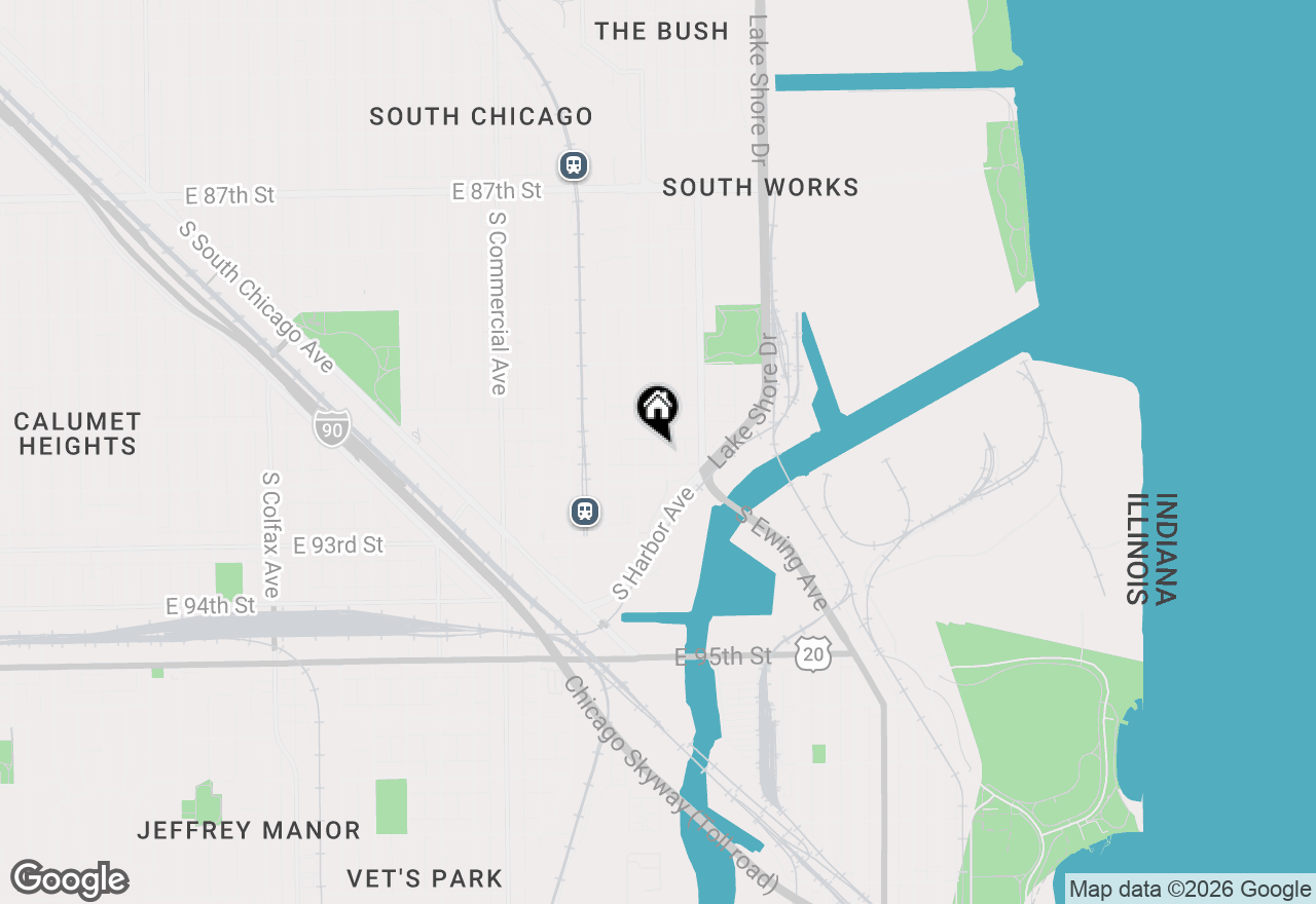 Map of 9126 S Buffalo Avenue #1D, Chicago, IL 60617