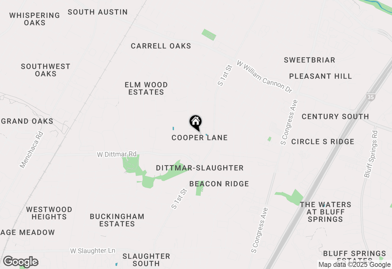 Map of 707 Terrier Trl, Austin, TX 78745