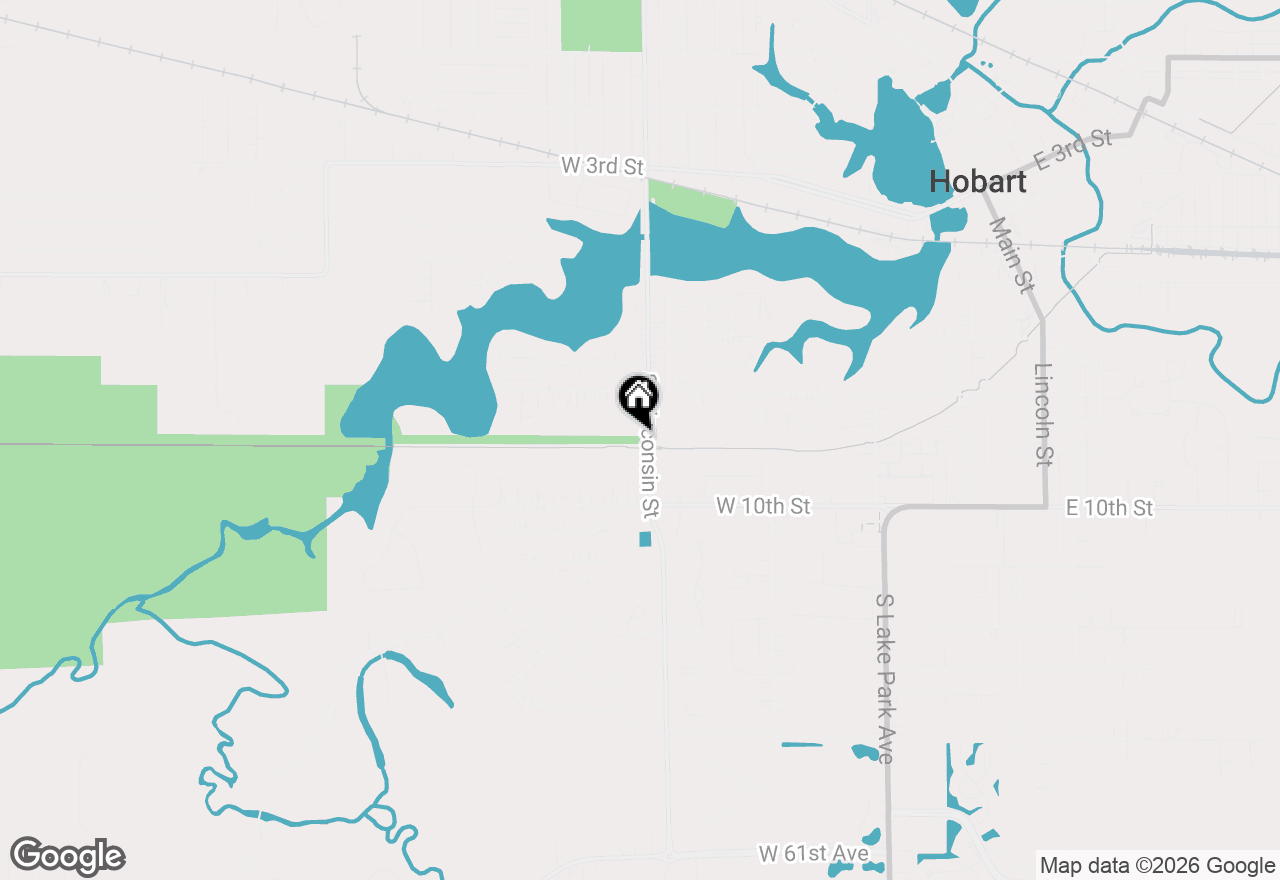 Map of 850 S Wisconsin Street, Hobart, IN 46342