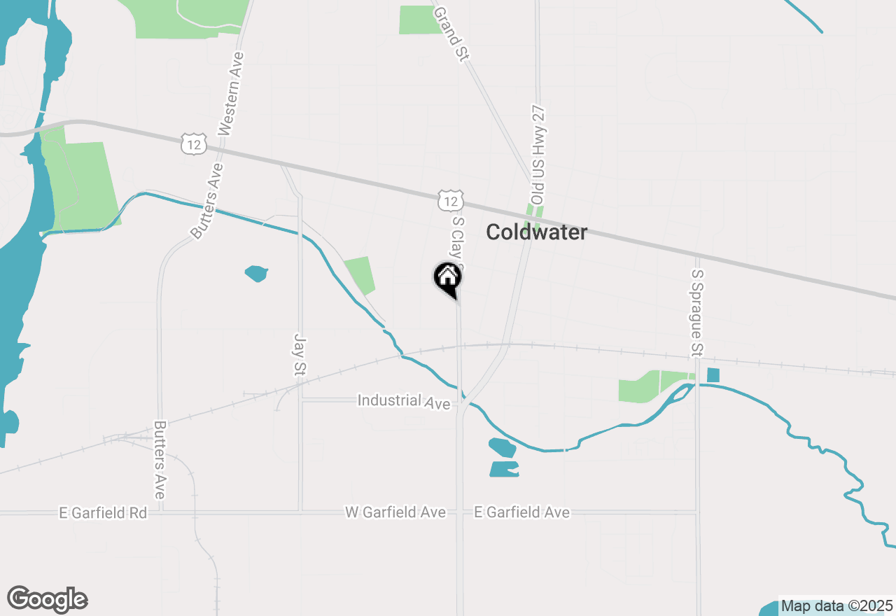 Map of 154 S Clay Street, Coldwater, MI 49036