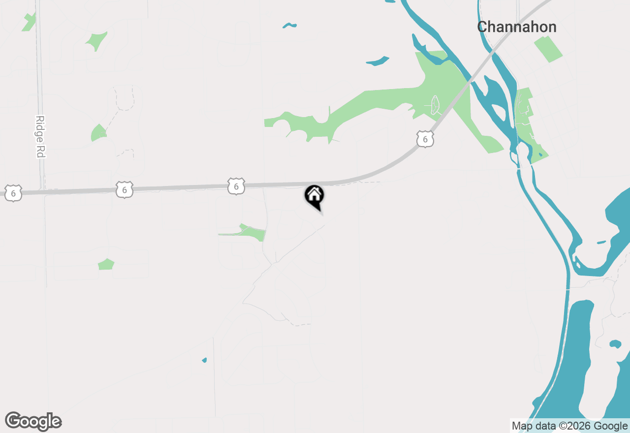 Map of 26149 W Tallgrass Trail, Channahon, IL 60410