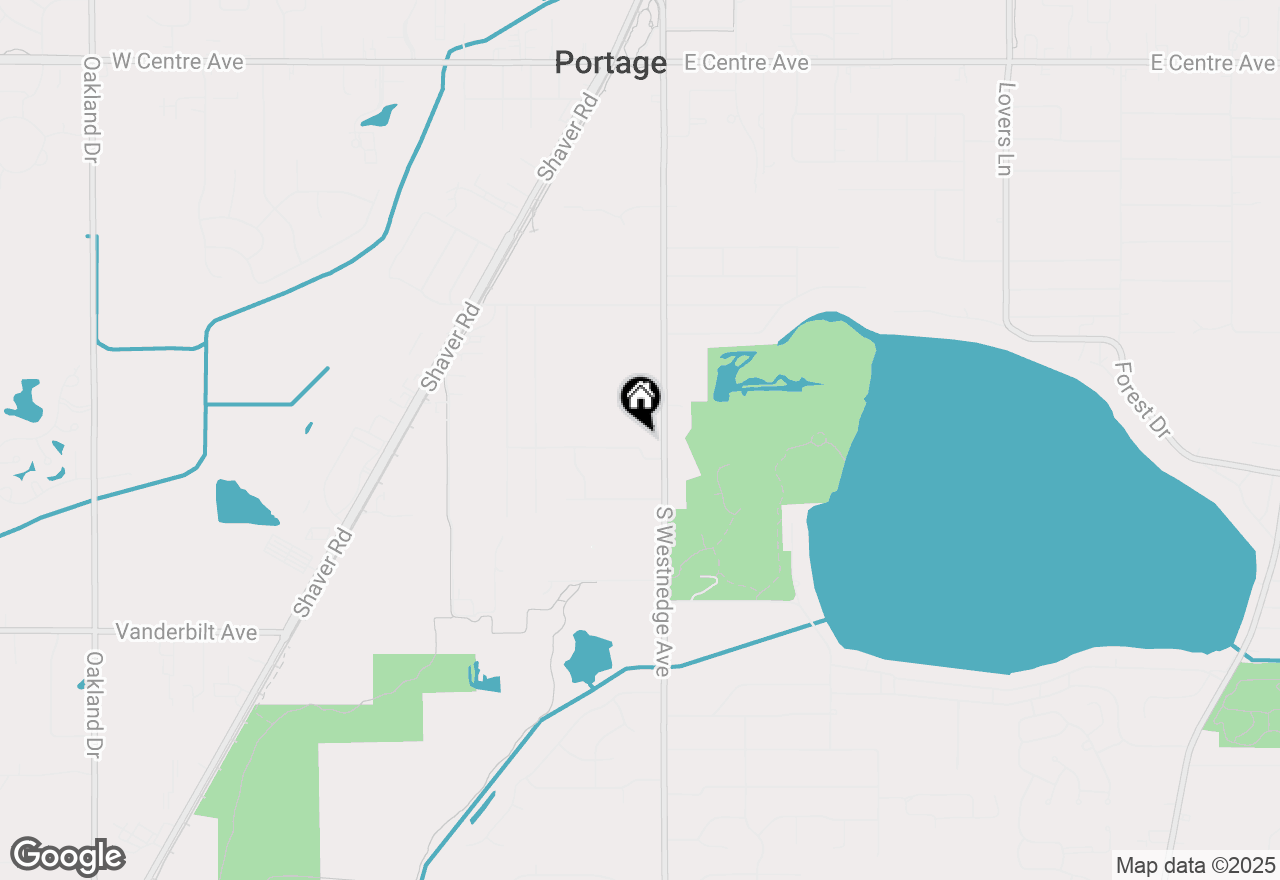 Map of 124 Crocket Avenue, Portage, MI 49024