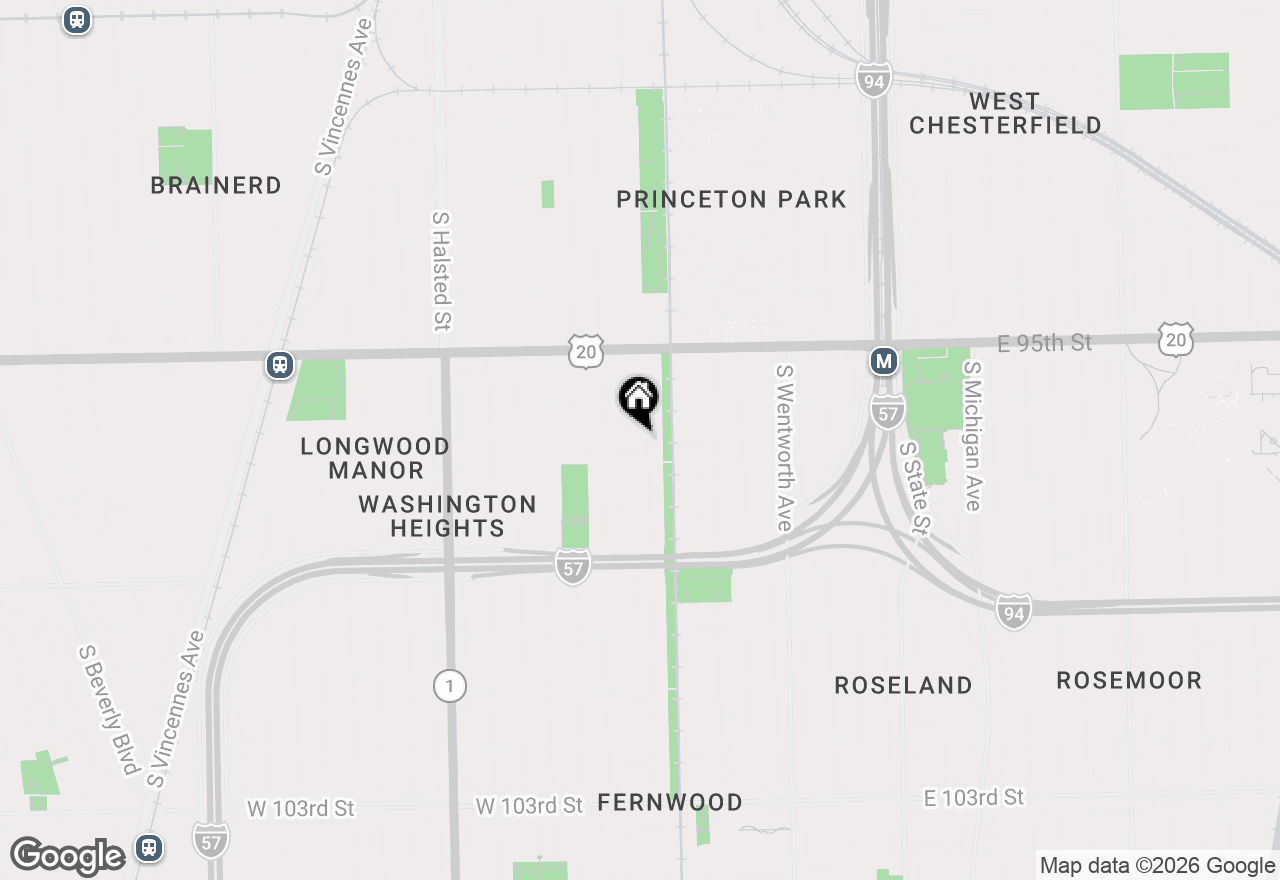 Map of 423 W 96th Place, Chicago, IL 60628