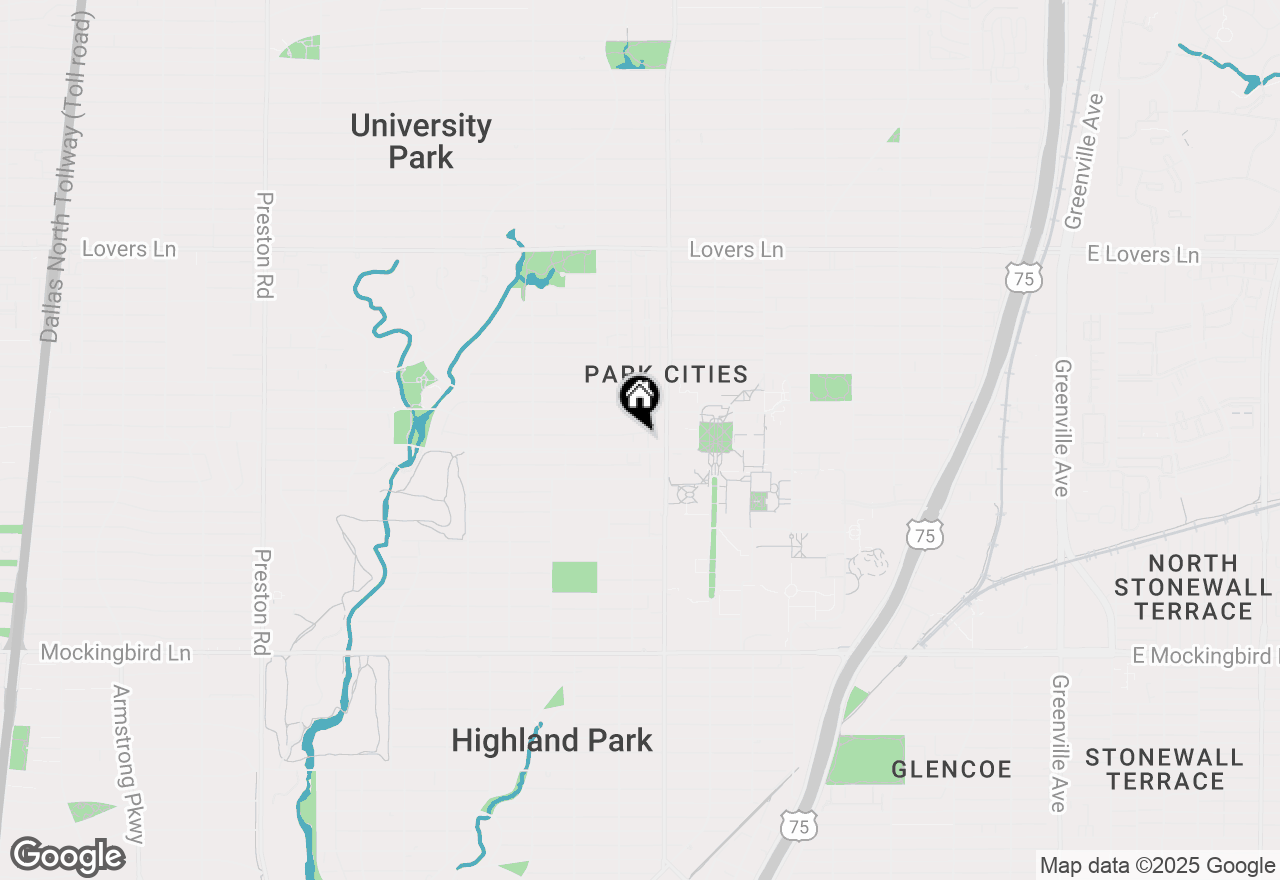 Map of 3414 Mcfarlin Boulevard #3, University Park, TX 75205
