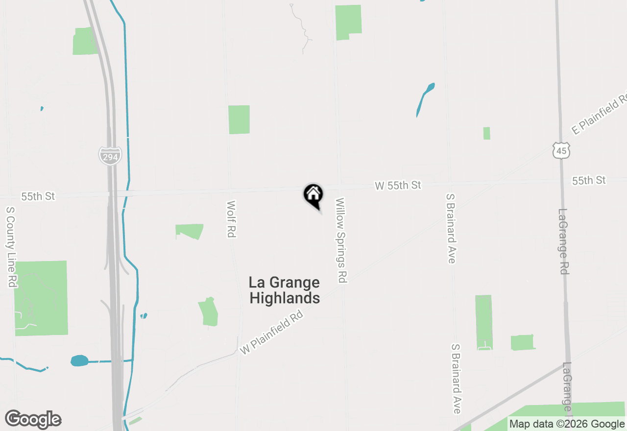 Map of 5549 Laurel Avenue, La Grange Highlands, IL 60525