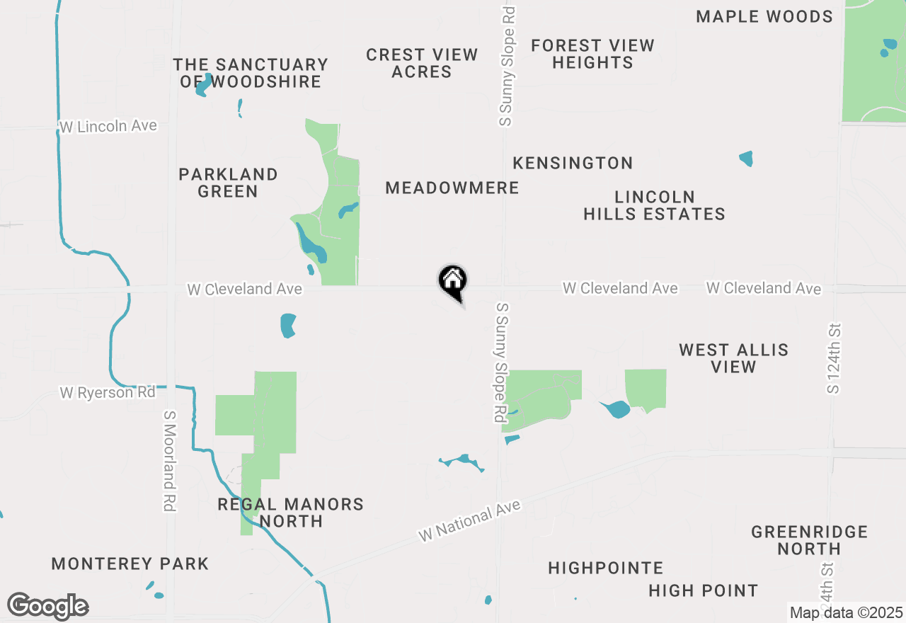 Map of 14225 W Twilight Way, New Berlin, WI 53151