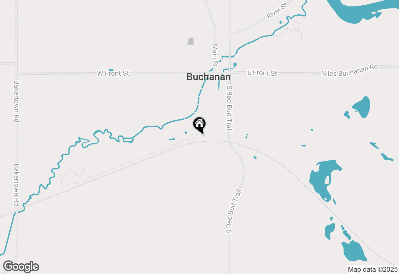 Map of 103 W Smith Street, Buchanan, MI 49107