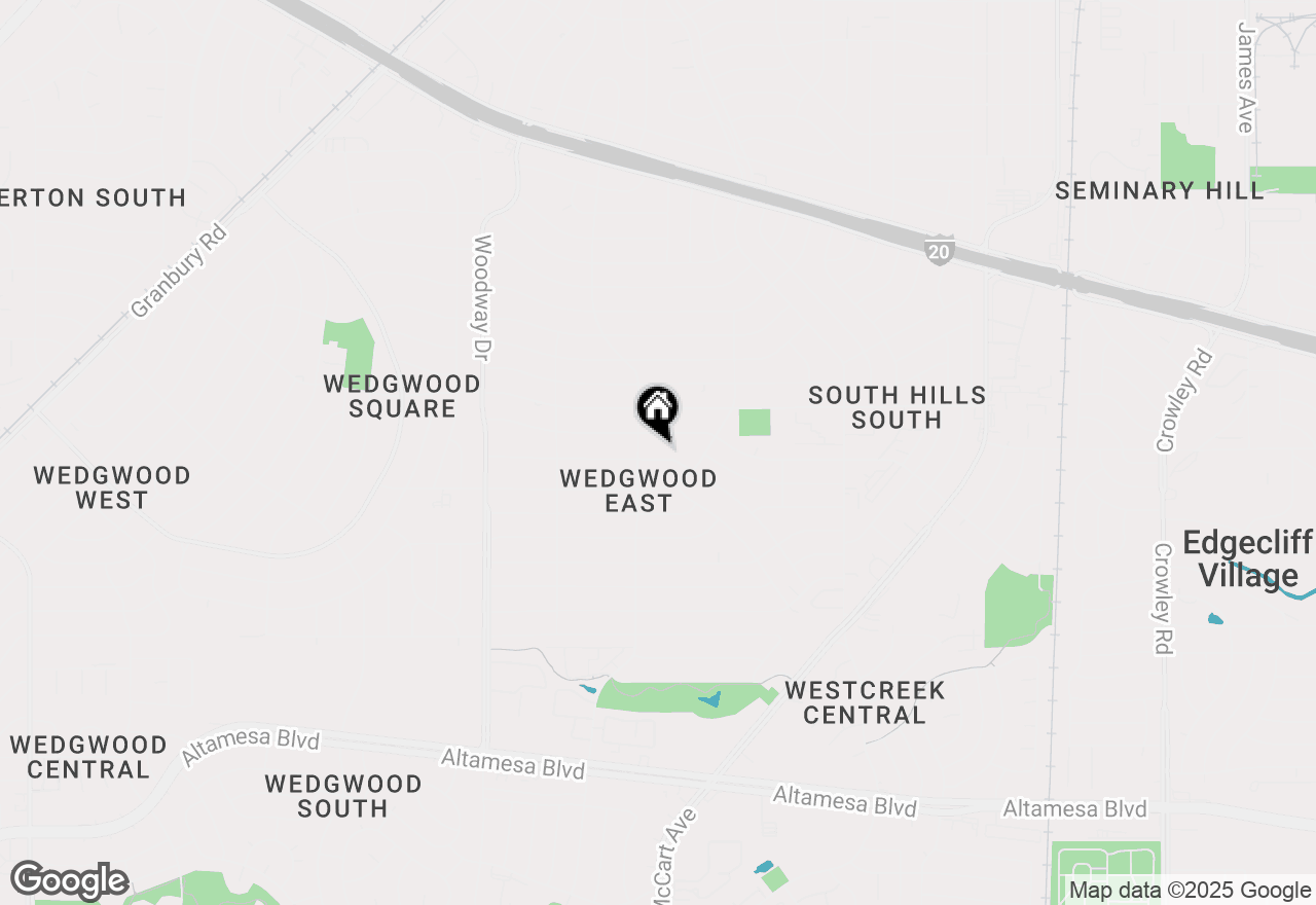 Map of 3620 Wayland Drive, Fort Worth, TX 76133