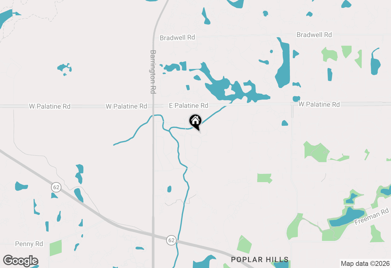 Map of 1029 Ridgeview Drive, Inverness, IL 60010