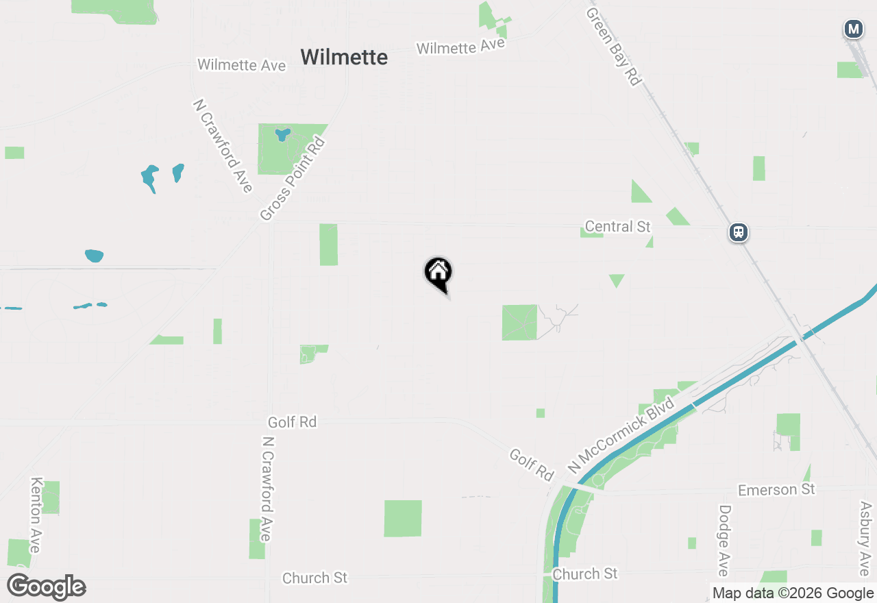 Map of 2951 Colfax Street, Evanston, IL 60201