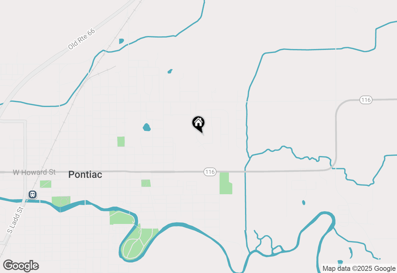 Map of 706 N Illini Avenue, Pontiac, IL 61764