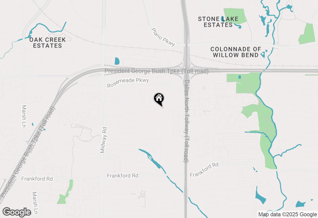 Map of 4375 N Capistrano Drive, Dallas, TX 75287