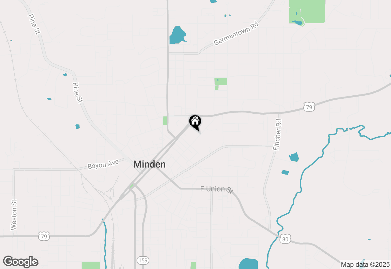 Map of 501 Pennsylvania Avenue, Minden, LA 71055