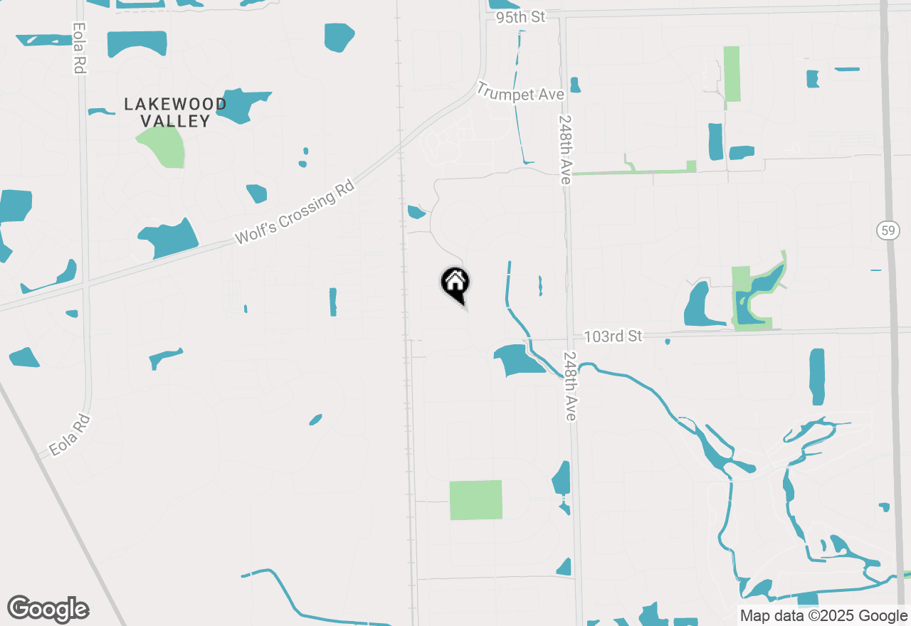 Map of 4308 Conifer Road, Naperville, IL 60564