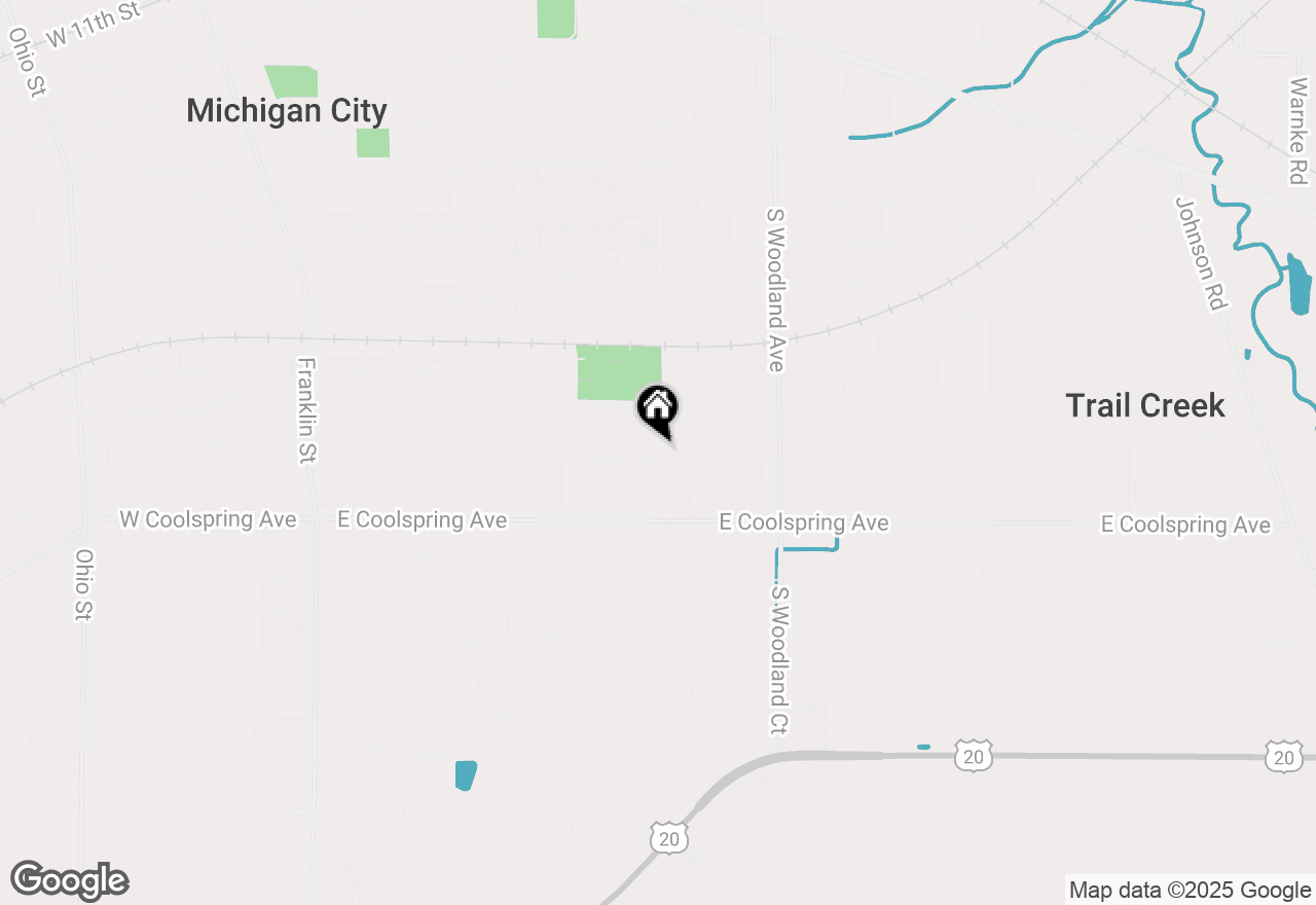 Map of 2941 Jackson Street, Michigan City, IN 46360