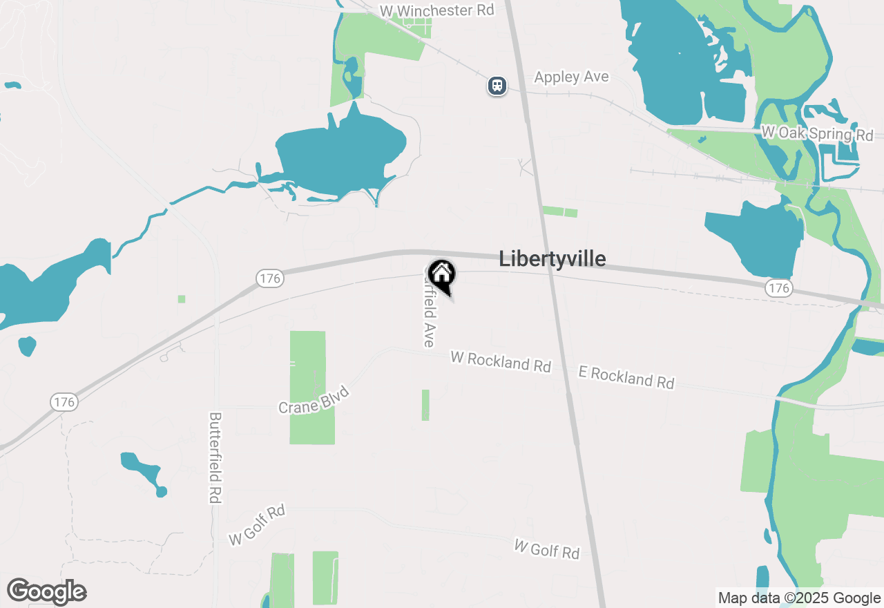 Map of 423 Mckinley Avenue, Libertyville, IL 60048