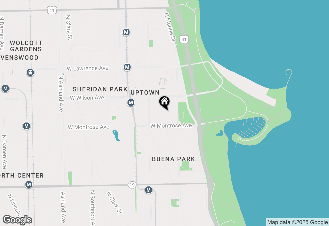 Map of (Address confidential), Chicago, Illinois 60640