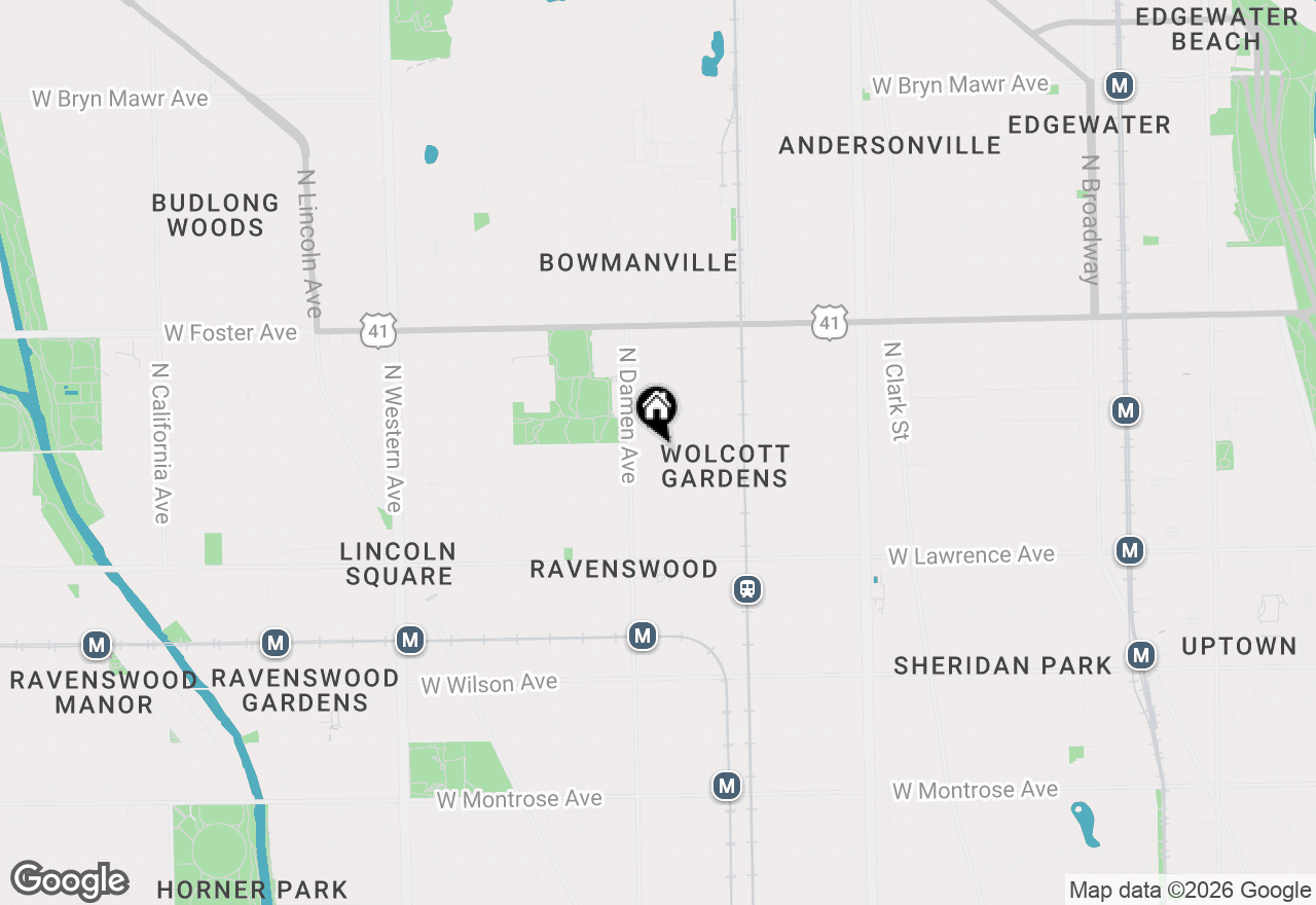 Map of 4950 N Winchester Avenue #2, Chicago, IL 60640