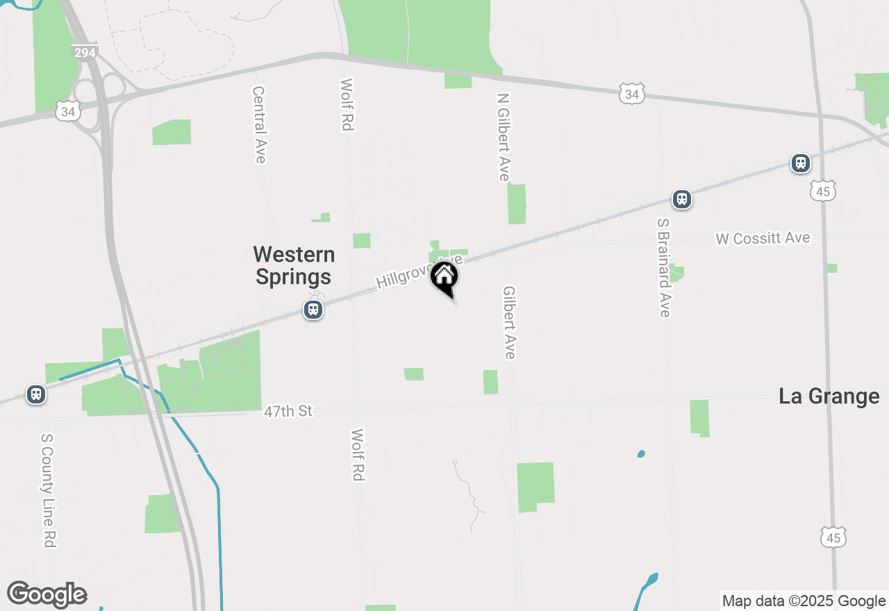 Map of 4448 Clausen Avenue, Western Springs, IL 60558