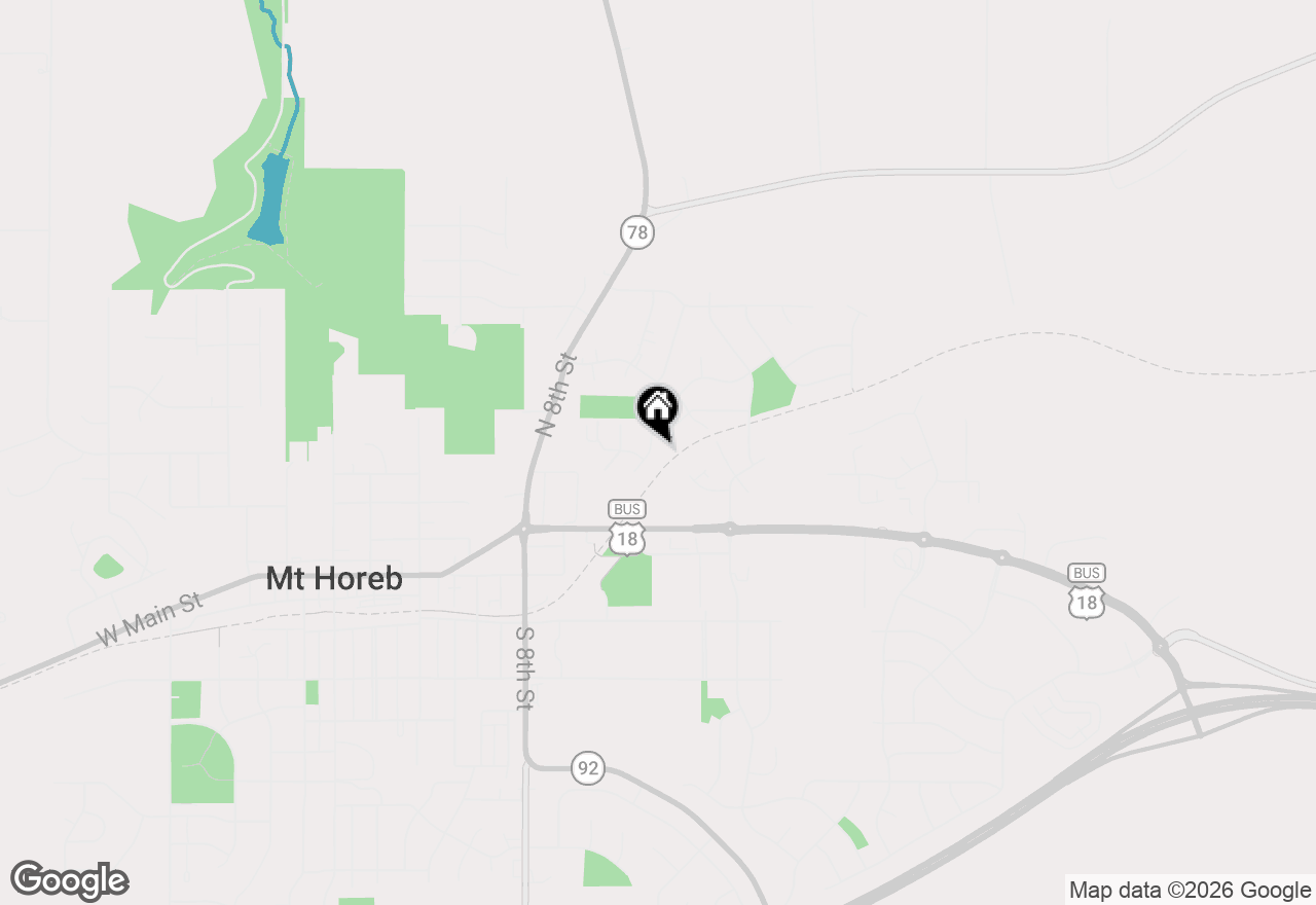 Map of 399 Michele Street, Mount Horeb, WI 53572