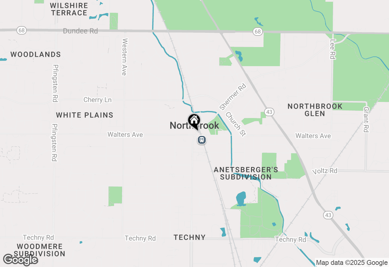 Map of 1939 Kingsley Circle, Northbrook, IL 60062