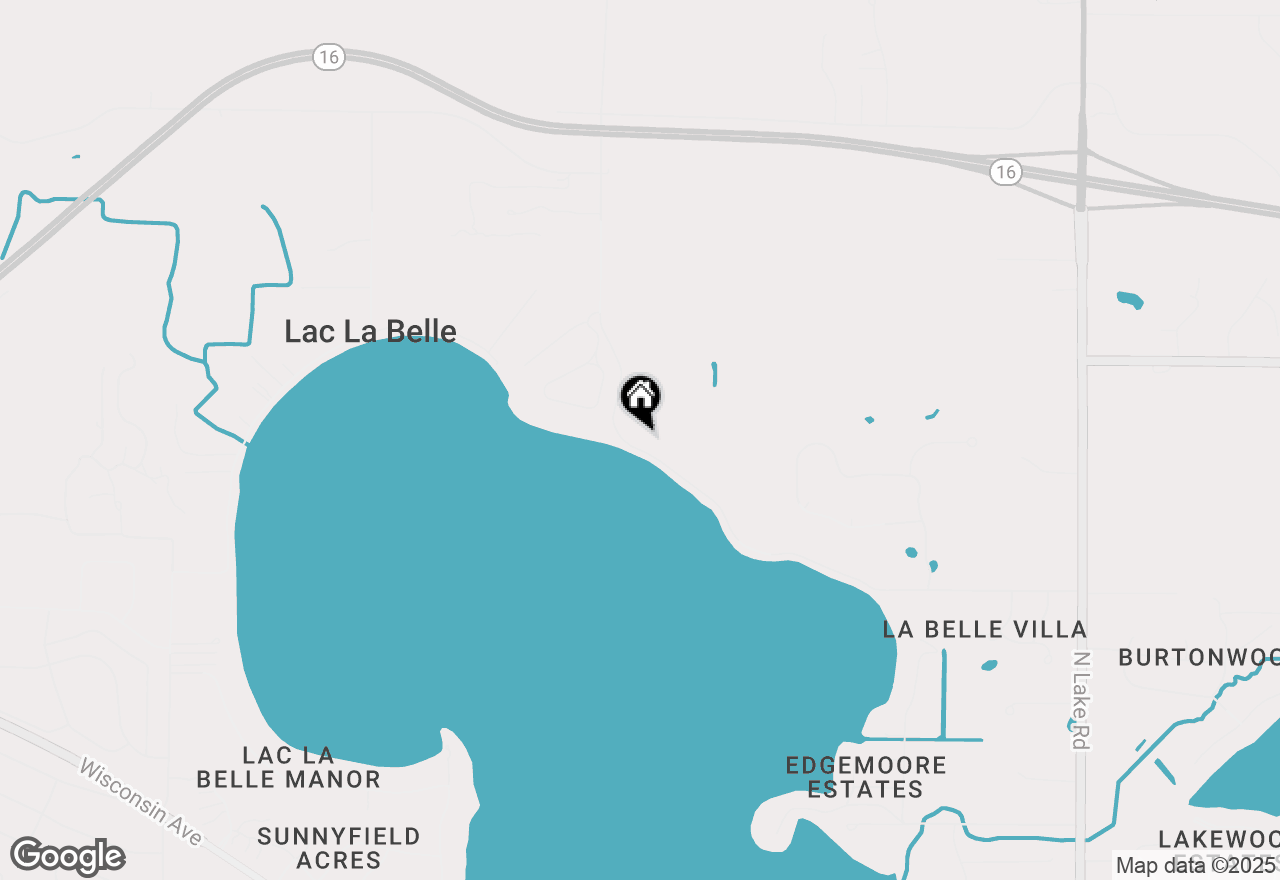 Map of 314 Lac La Belle Dr, Oconomowoc, WI 53066