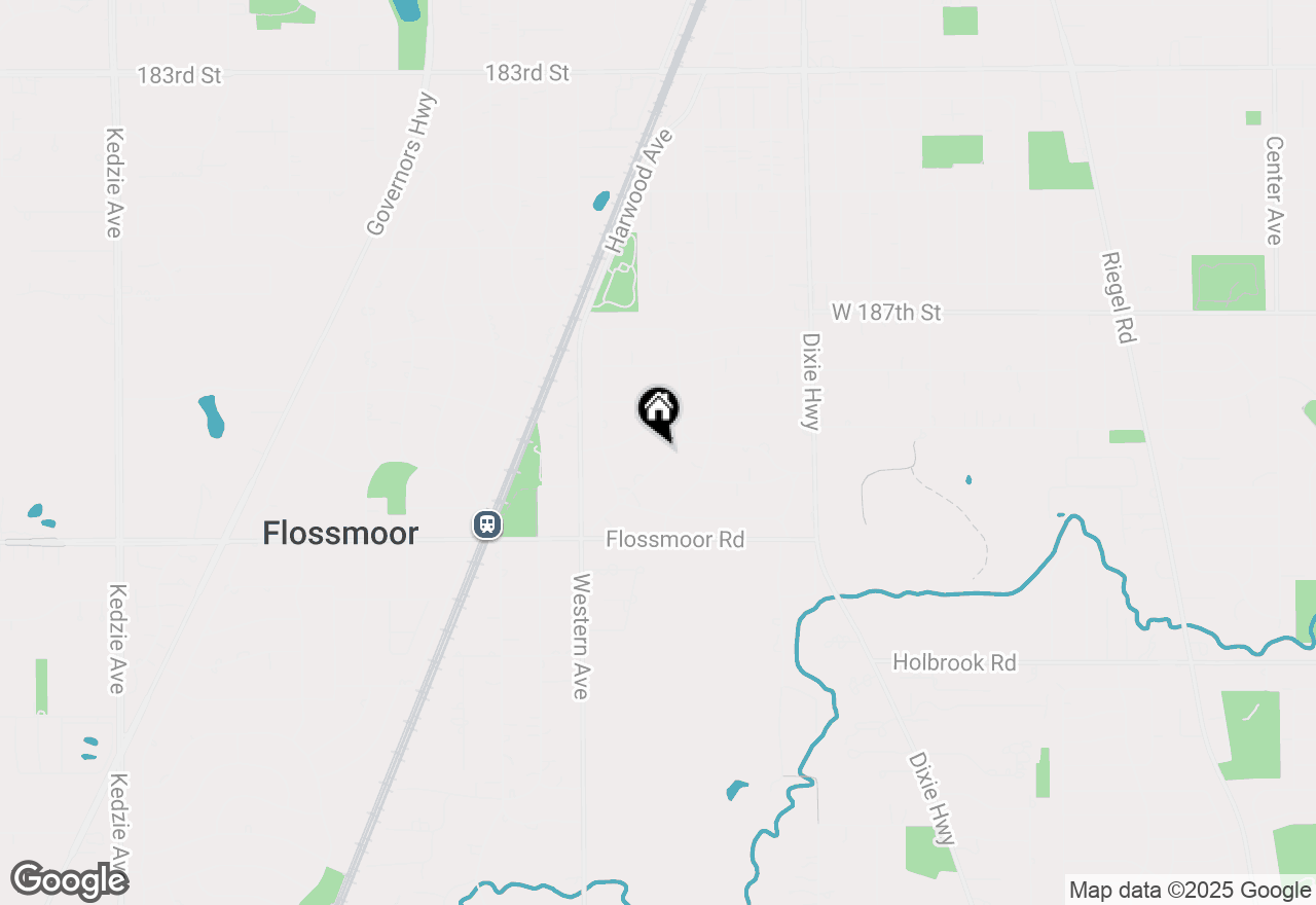 Map of 2233 Carroll Parkway, Flossmoor, IL 60422