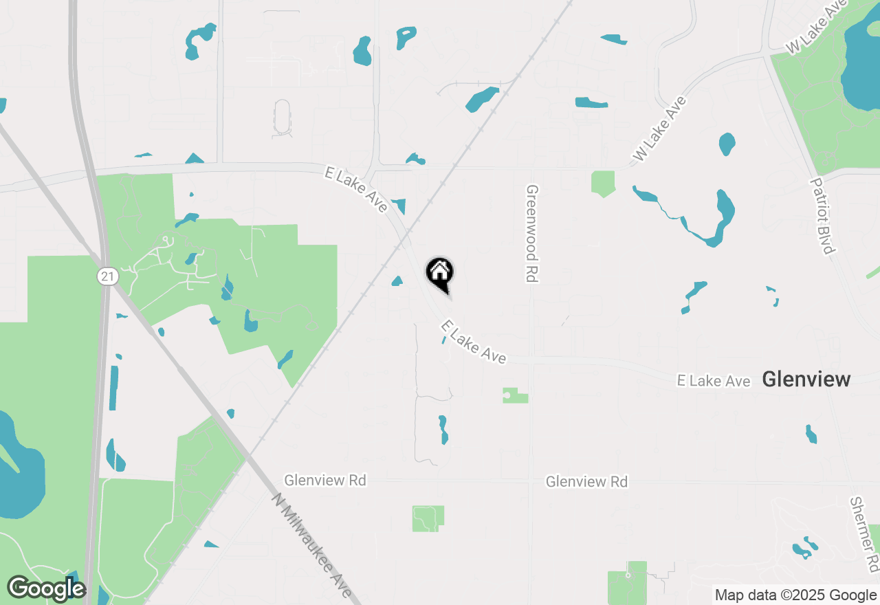 Map of 1432 Executive Court, Glenview, IL 60026