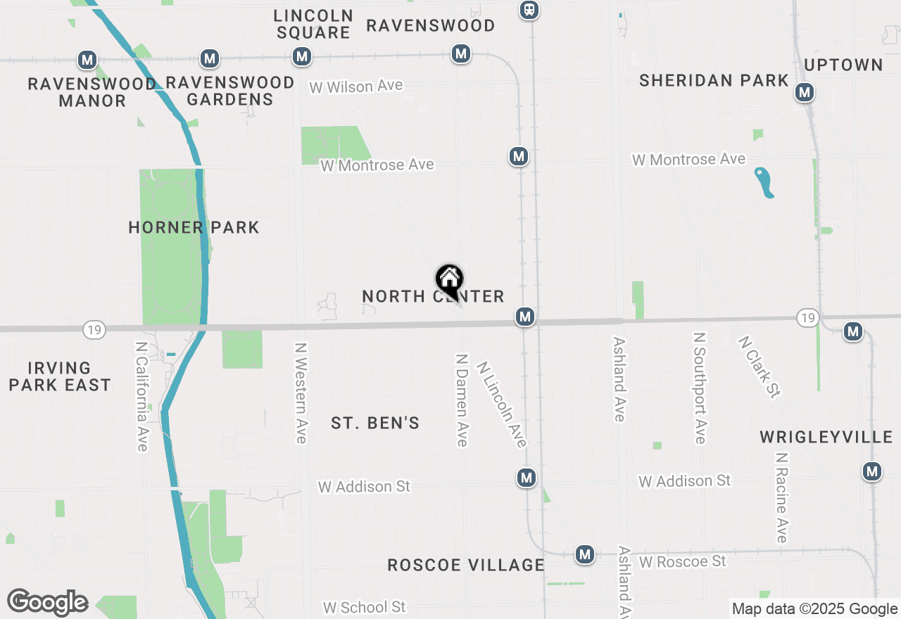 Map of 4024 N Lincoln Avenue #2A, Chicago, IL 60618