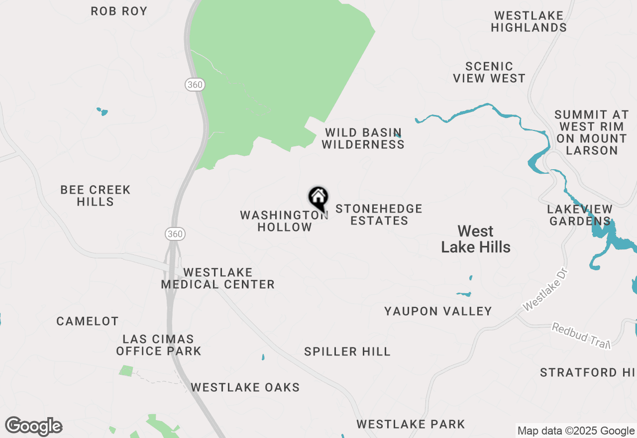 Map of 1200 Redbud Trl, West Lake Hills, TX 78746
