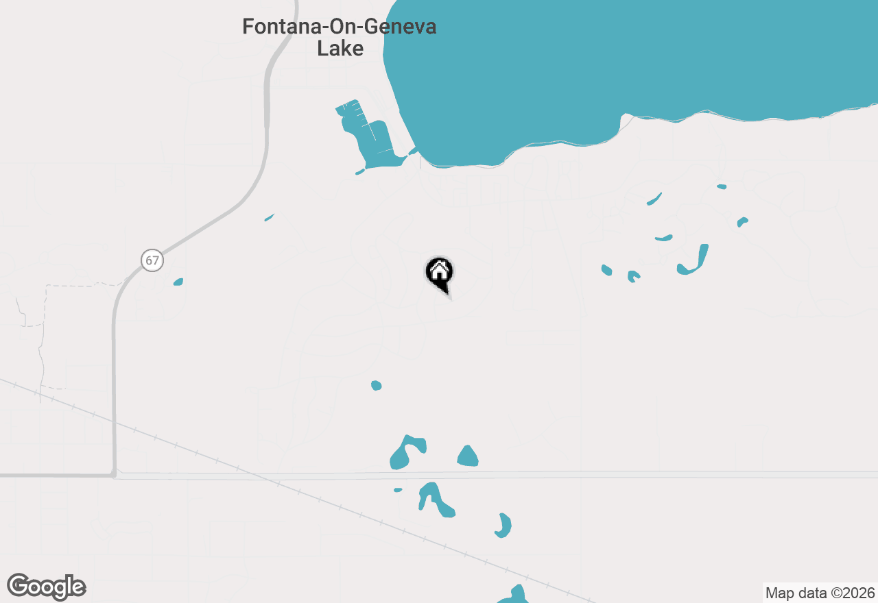 Map of 426 Sylvan Dr, Fontana, WI 53125