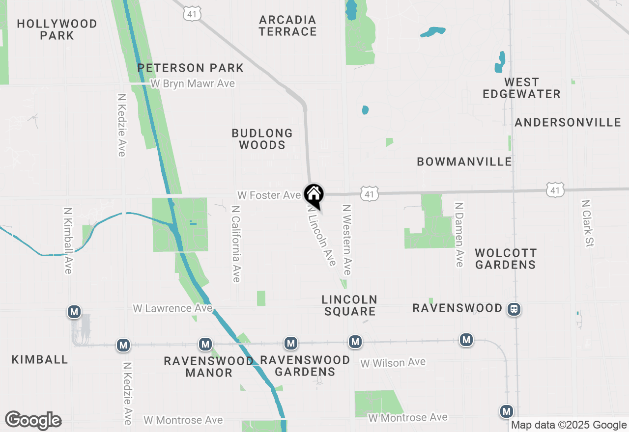 Map of 5113 N Lincoln Avenue #202, Chicago, IL 60625