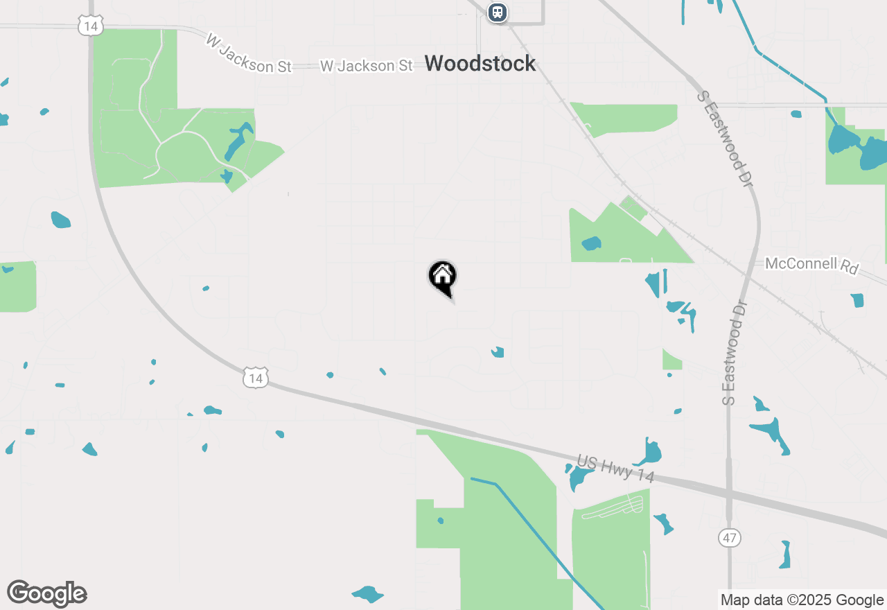 Map of 155 Lee Ann Lane, Woodstock, IL 60098