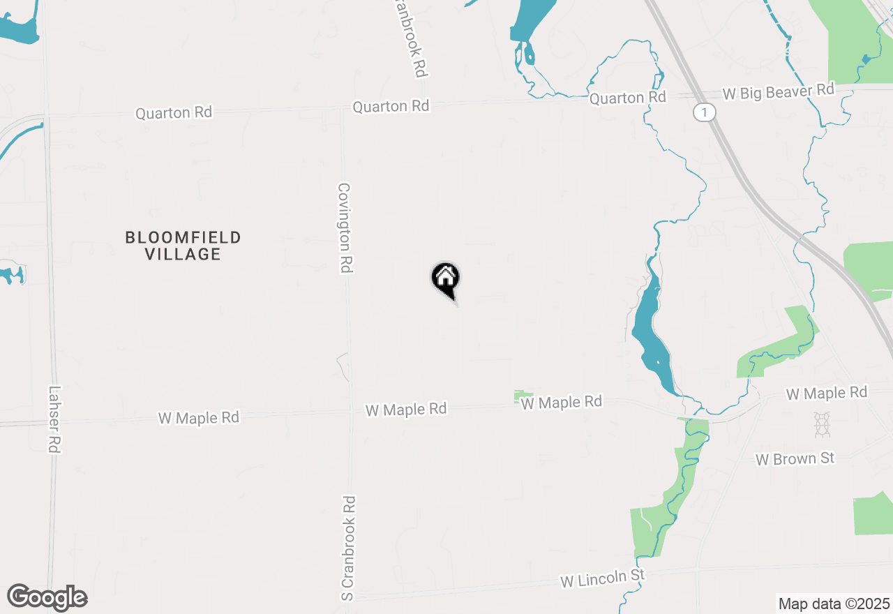 Map of 586 Westwood Drive, Birmingham, MI 48009