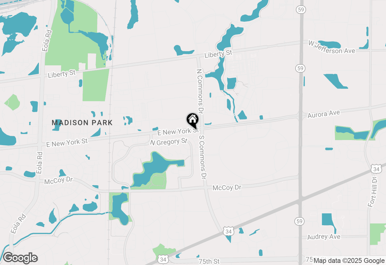 Map of 441 Thomas Jefferson Court #441, Aurora, IL 60504