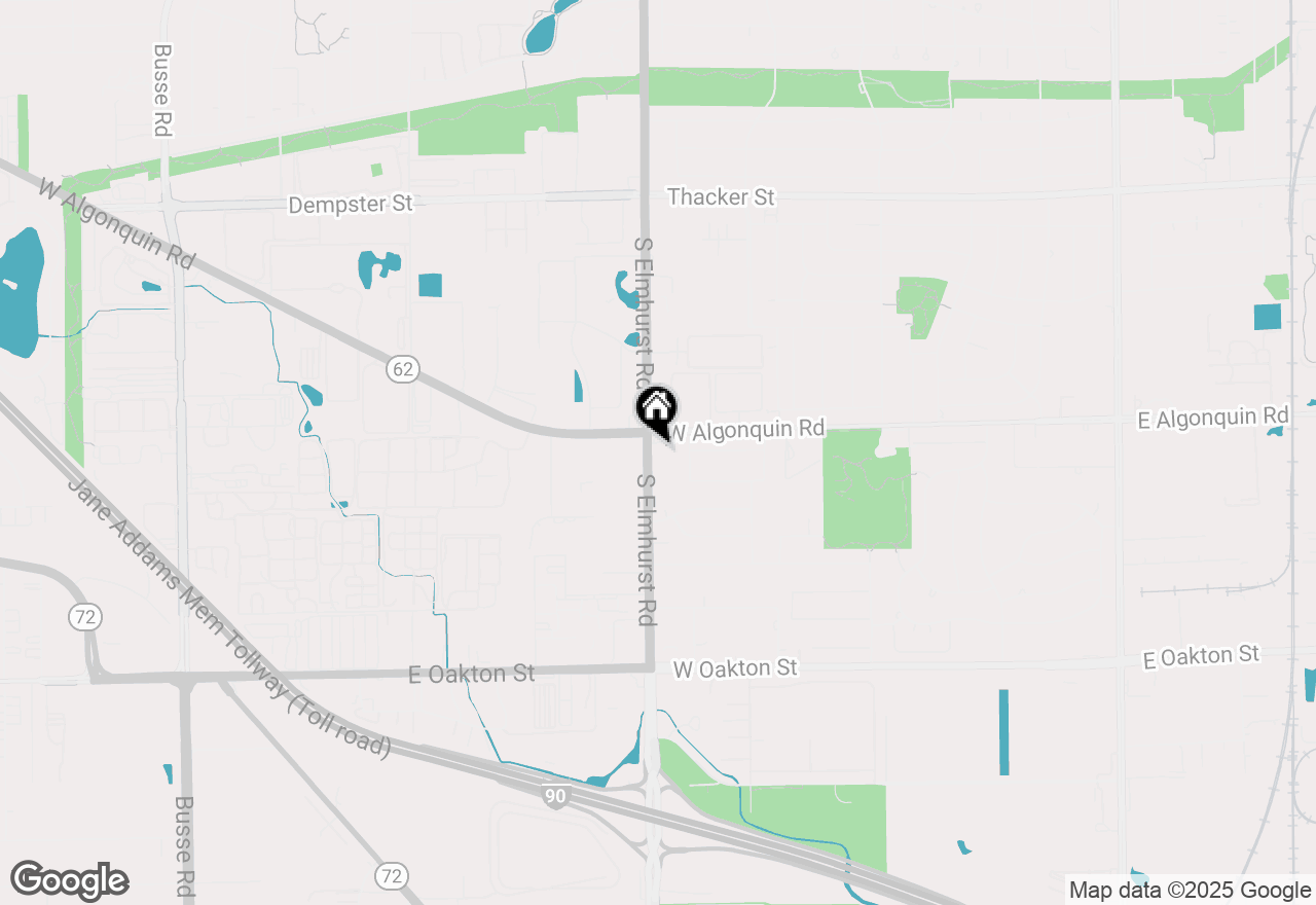 Map of 1225 S Elmhurst Road, Des Plaines, IL 60018