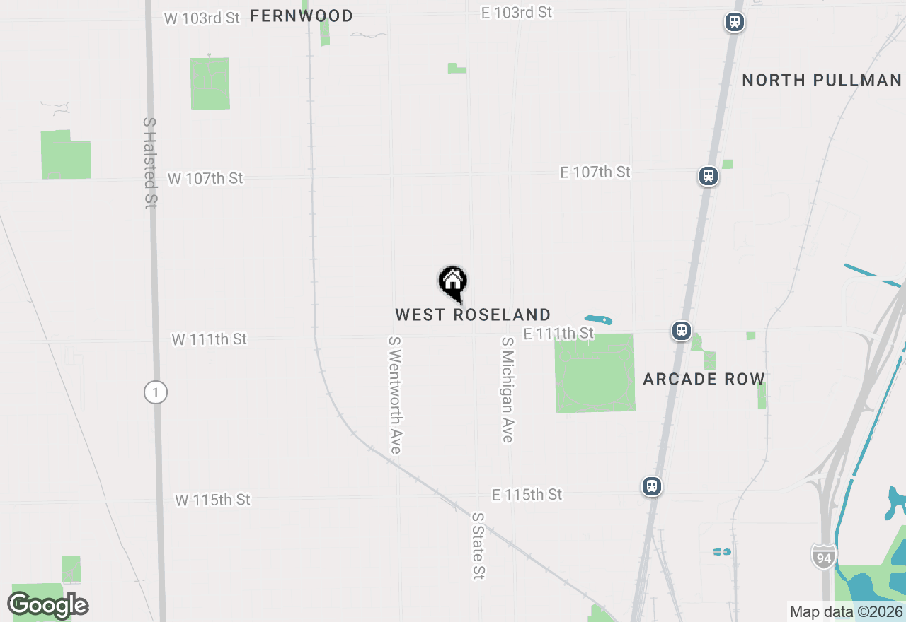 Map of 32 W 110th Place, Chicago, IL 60628
