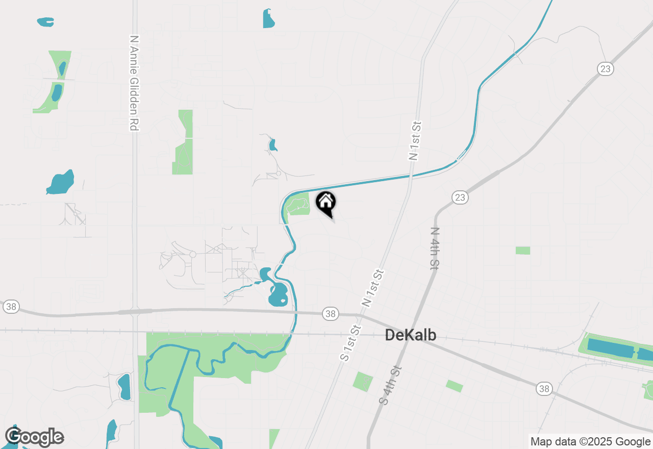 Map of 246 Miller Avenue, Dekalb, IL 60115