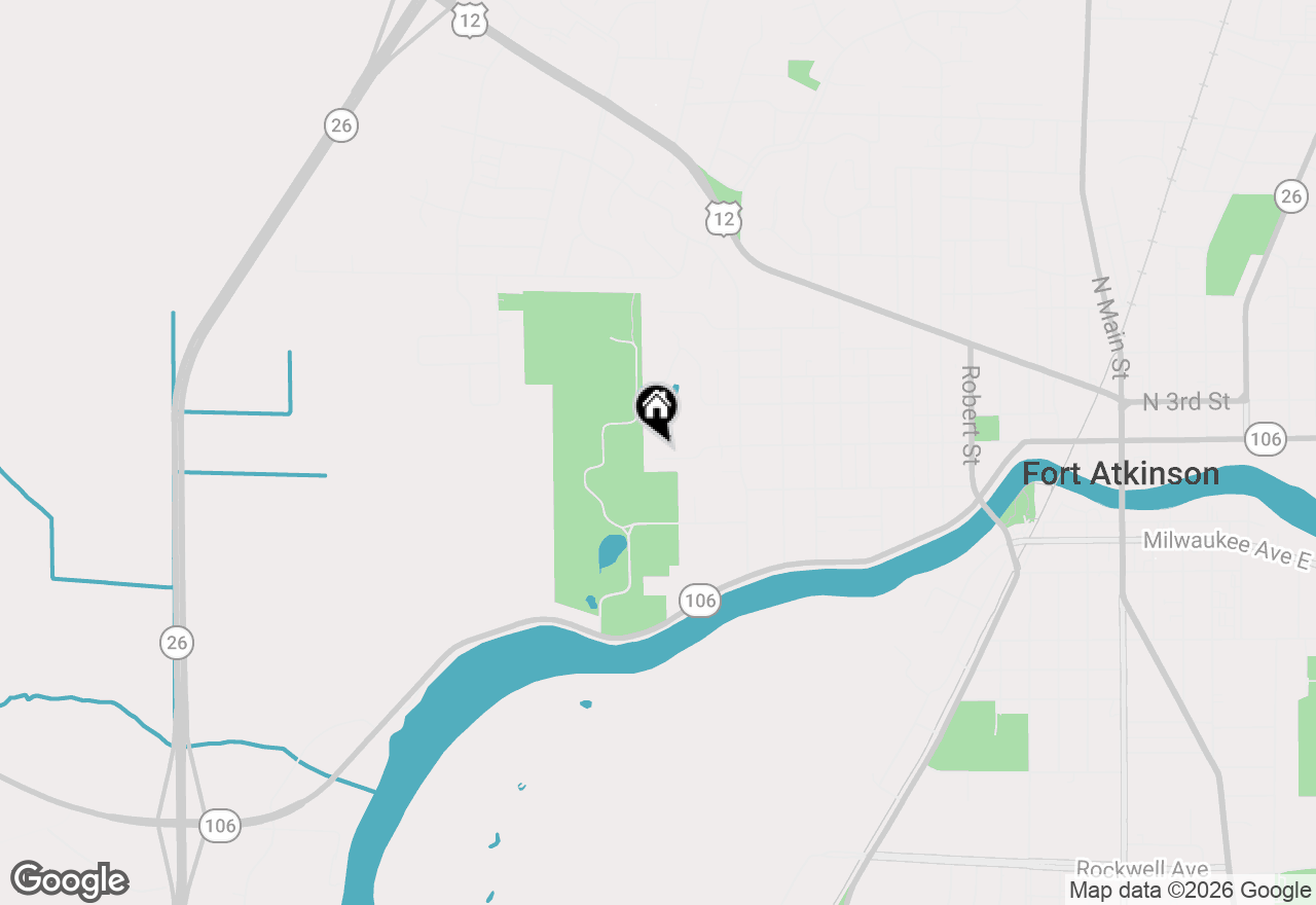 Map of 1232 W Sherman Avenue, Fort Atkinson, WI 53538