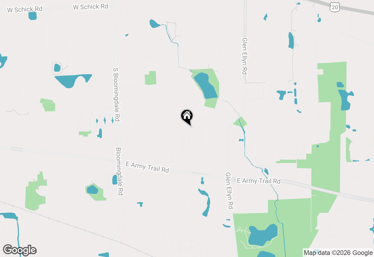 Map of 309 Northwestern Court #A, Bloomingdale, IL 60108
