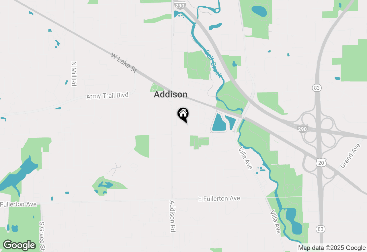 Map of 19 N Iowa Avenue, Addison, IL 60101