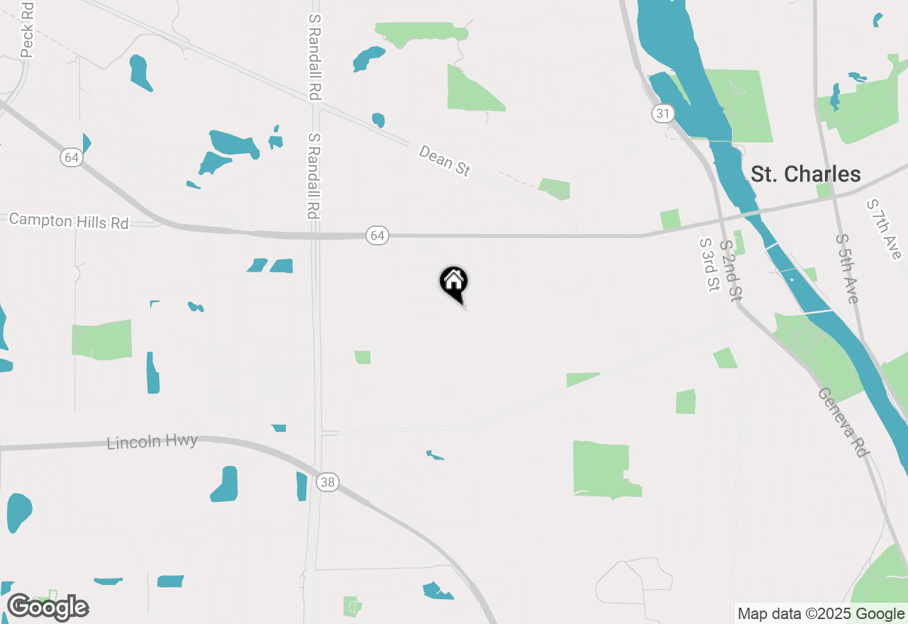 Map of 319 S 14th Street, St. Charles, IL 60174