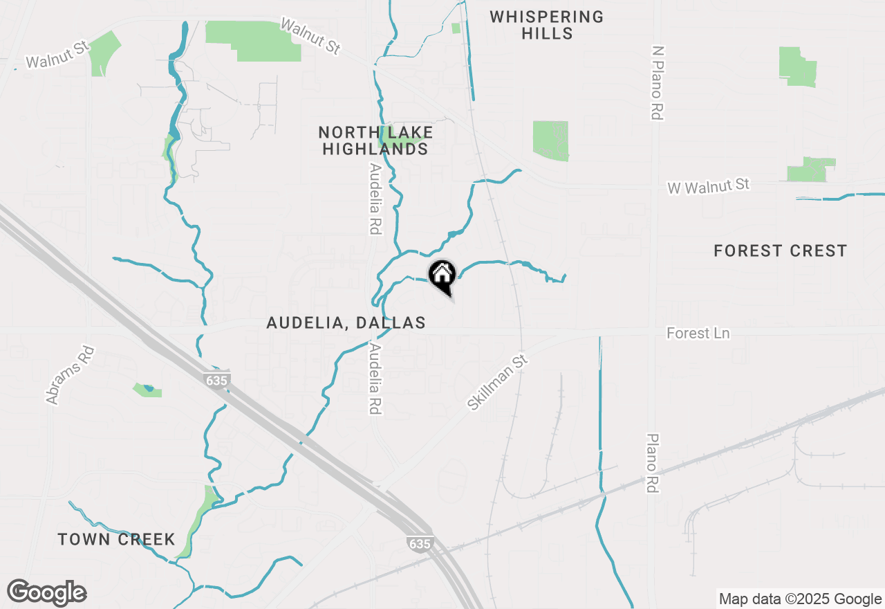 Map of 10211 Bridgegate Lane, Dallas, TX 75243
