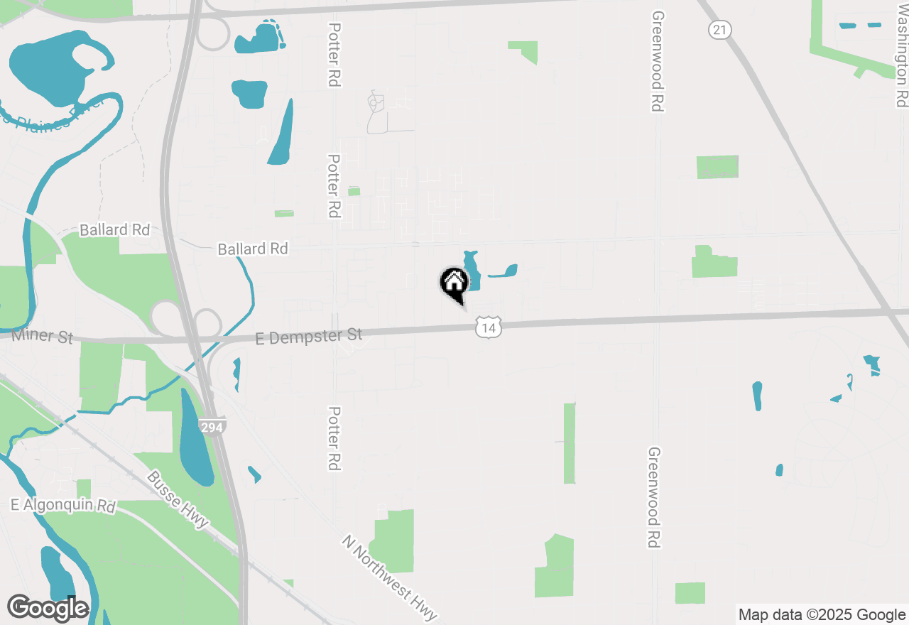 Map of 8815 Robin Drive #D, Des Plaines, IL 60016