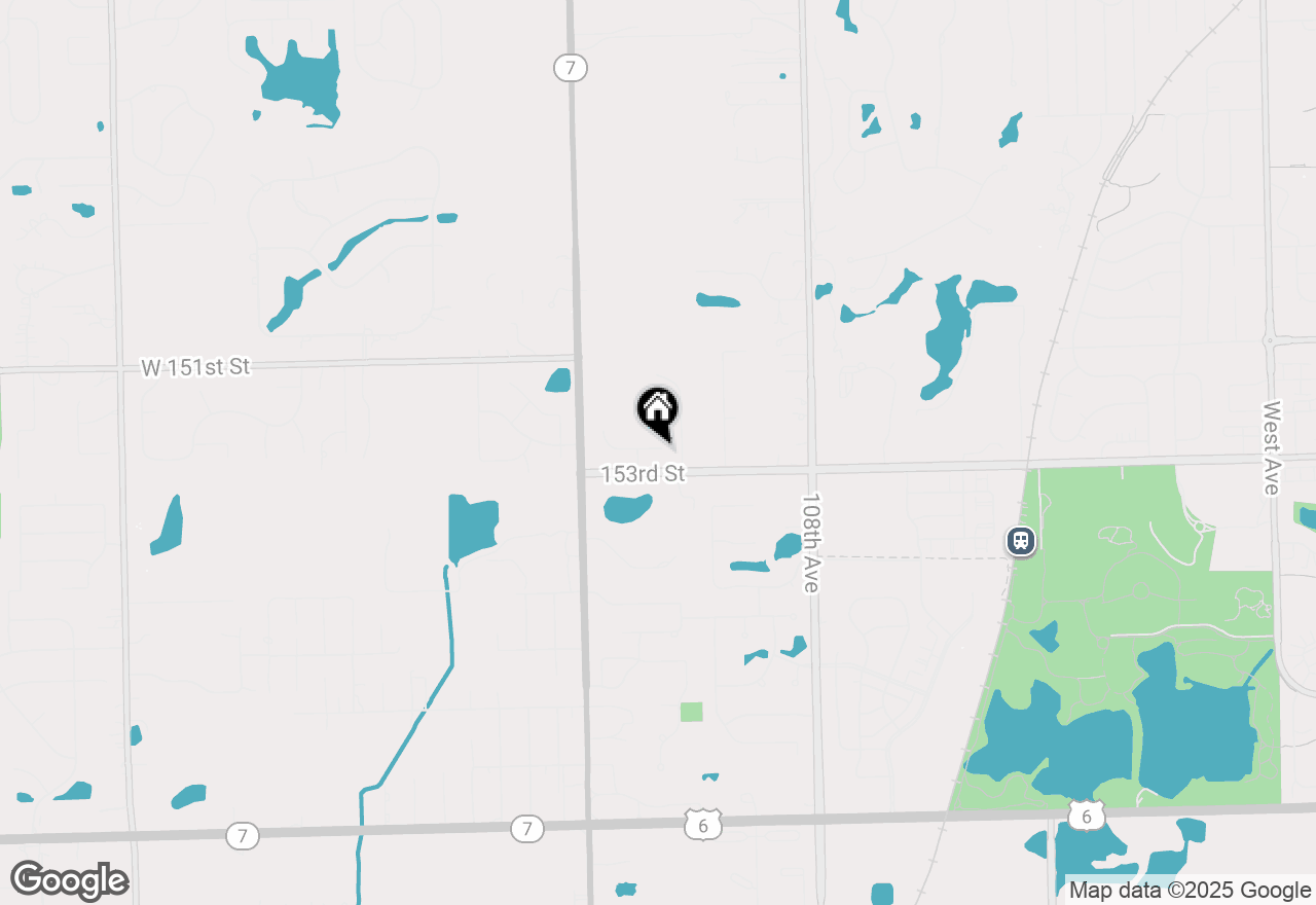 Map of 11045 Lizmore Lane, Orland Park, IL 60467
