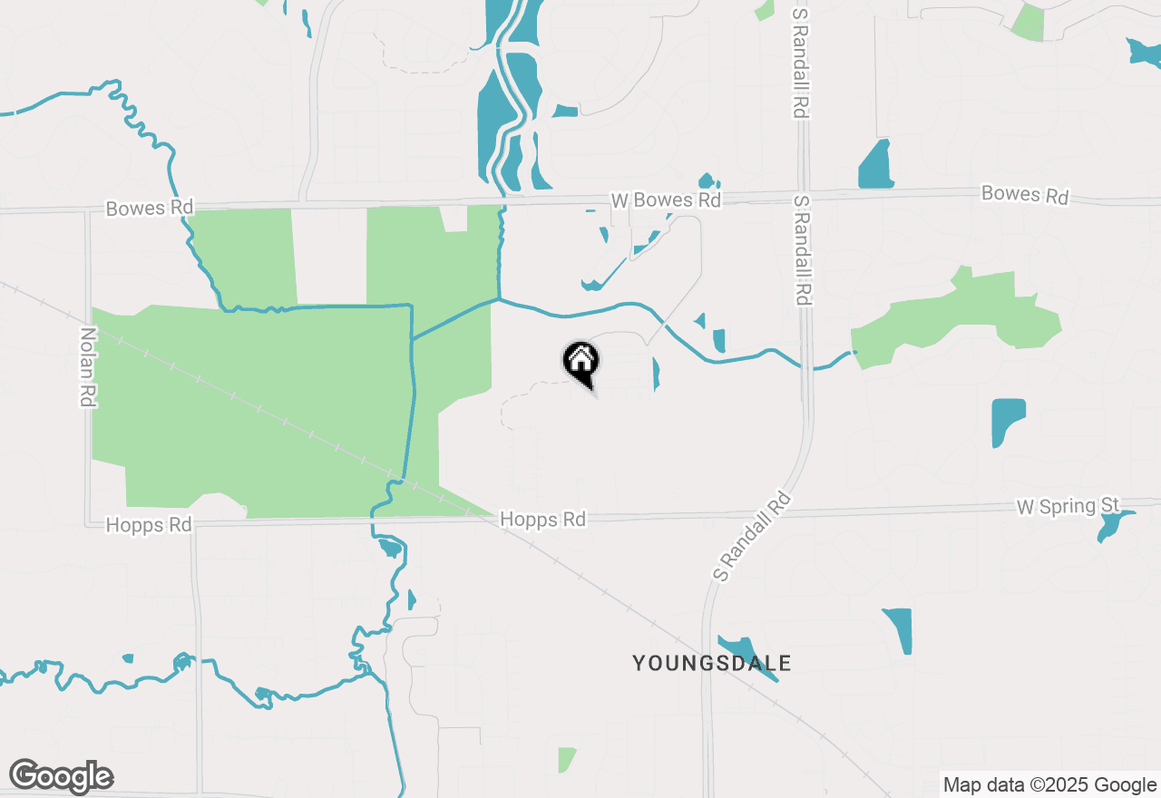 Map of 2527 Emily Lane, Elgin, IL 60124