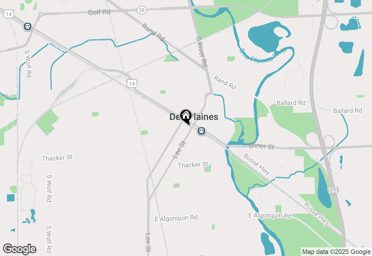 Map of 1425 Ellinwood Avenue #518, Des Plaines, IL 60016