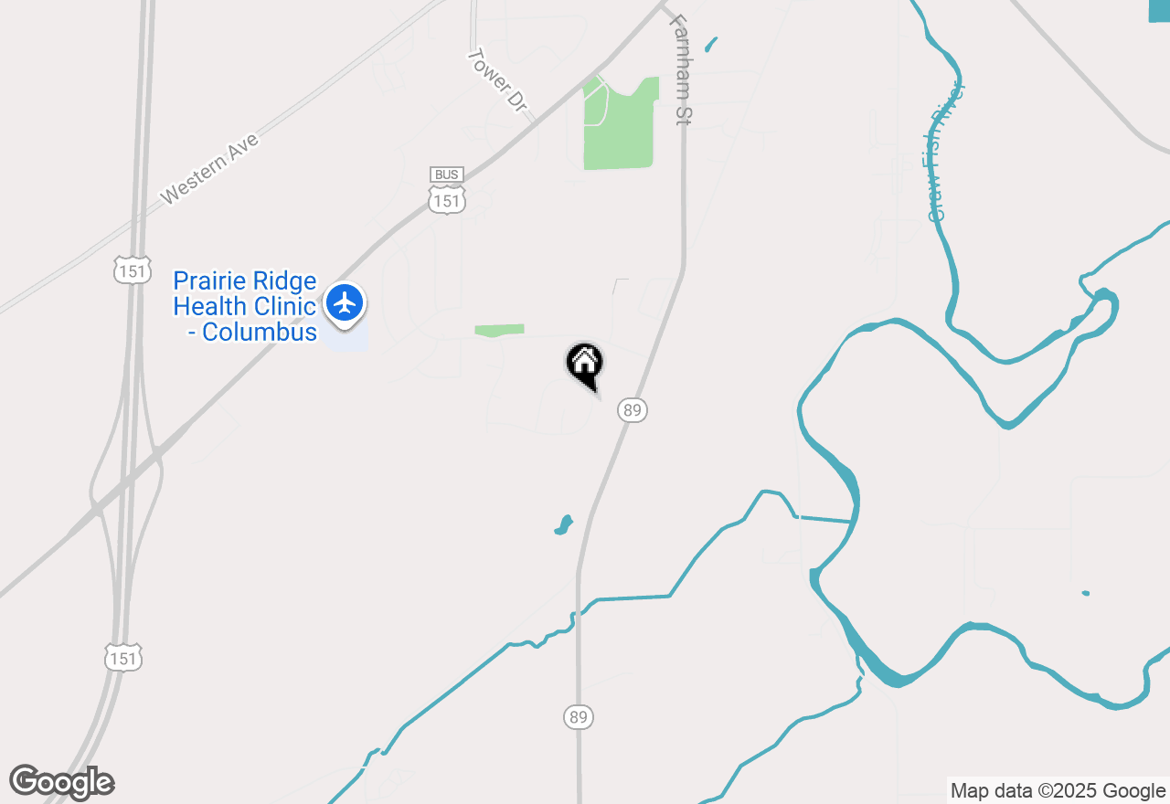 Map of 501 Vista Circle, Columbus, WI 53925