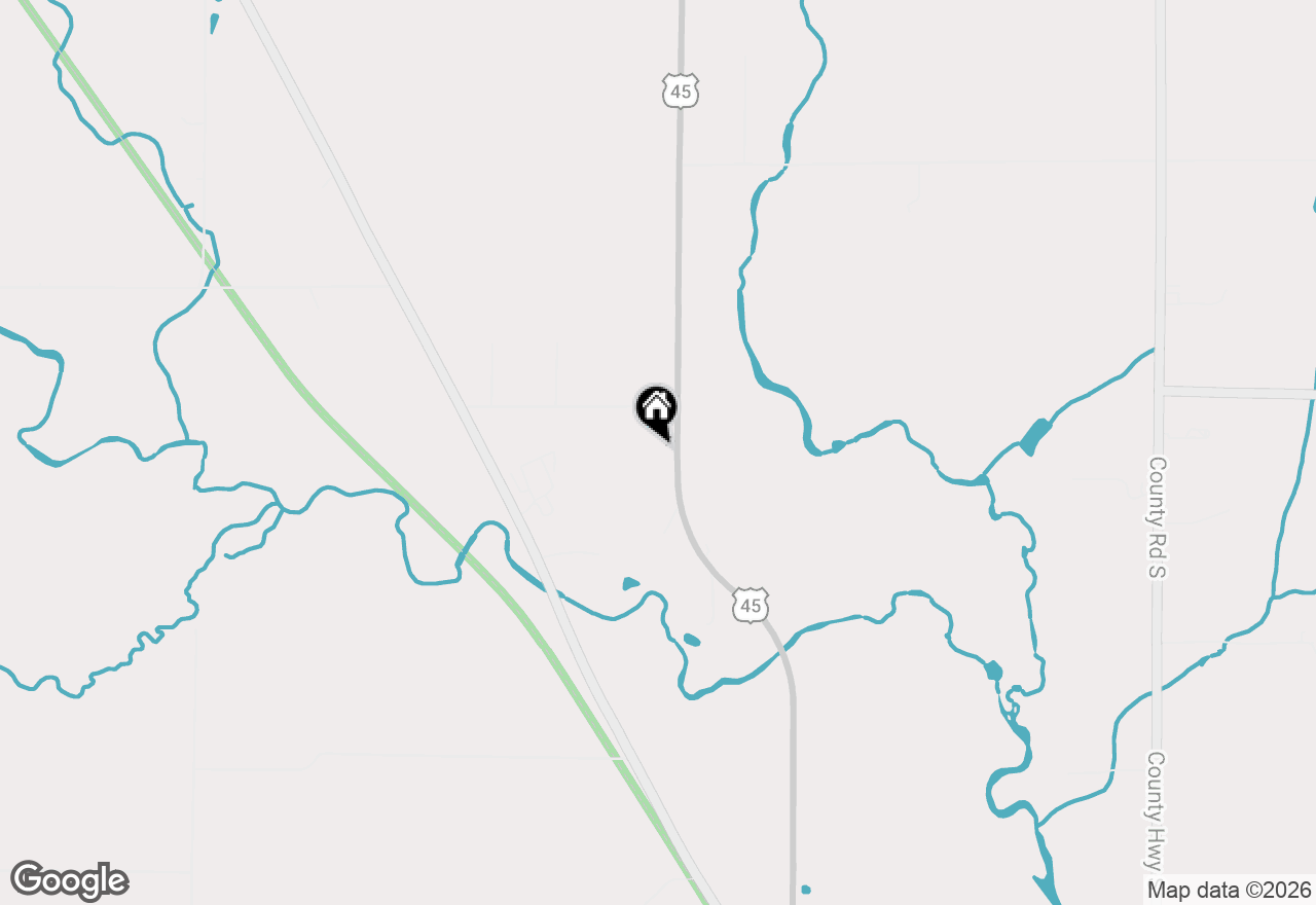 Map of N254 Us Highway 45, Kewaskum, WI 53040